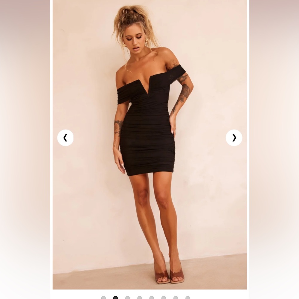 NWT Chelsea Black mini dress size small